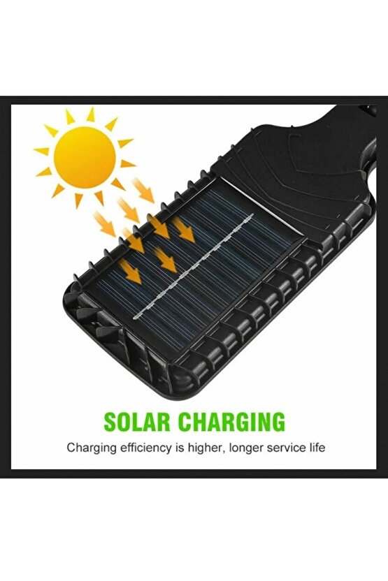 Solar Güneş Enerjili Kumandalı 108 Cob Ledli 3 modlu Projektör Hareket Sensörlü Sokak Lambası