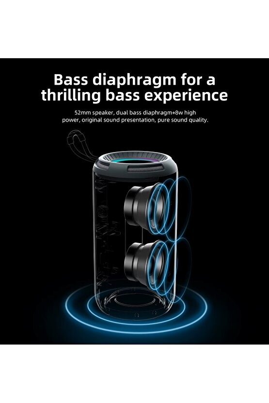 BLUETOOTH SPEAKER ŞARJLI KABLOSUZ HOPARLÖR PARTY BOX SES BOMBASI
