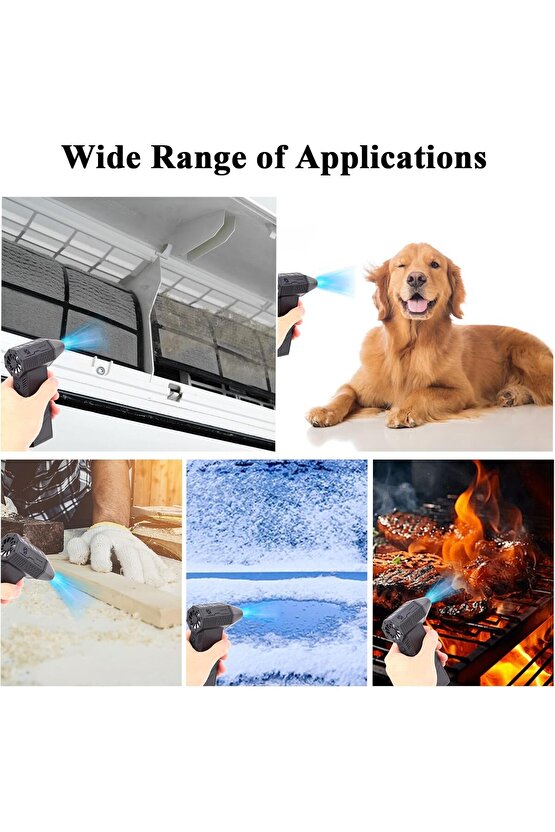 MİNİ TURBO JET FAN BASIÇLI HAVA ÜFLEYİCİ ŞARJLI VANTİLATÖR 130.000 RPM BASINÇLI HAVA FANI