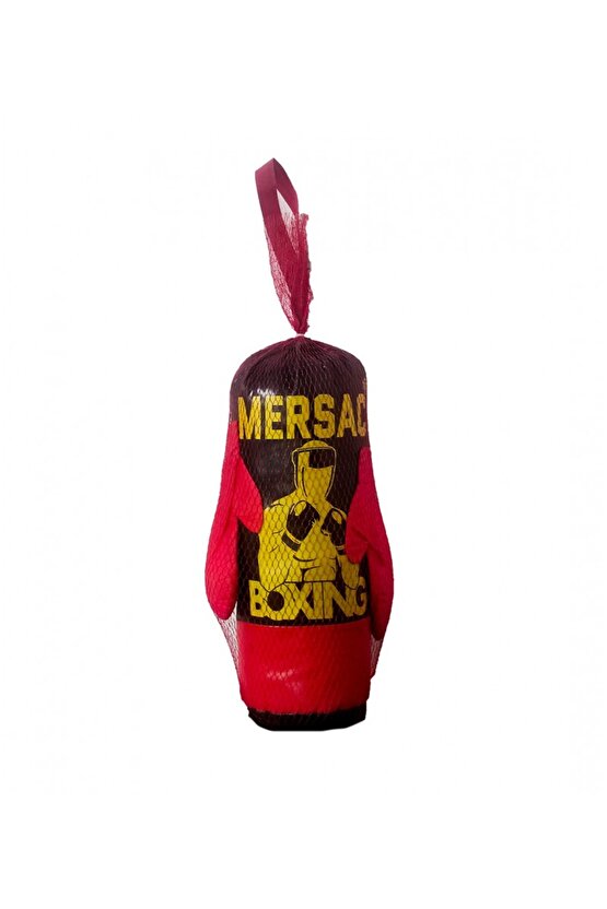 40CM BOKS TORBASI ÇOÇUKLAR İÇİN ELDİVEN HEDİYELİ ASKILI BOXİNG KUM TORBASI