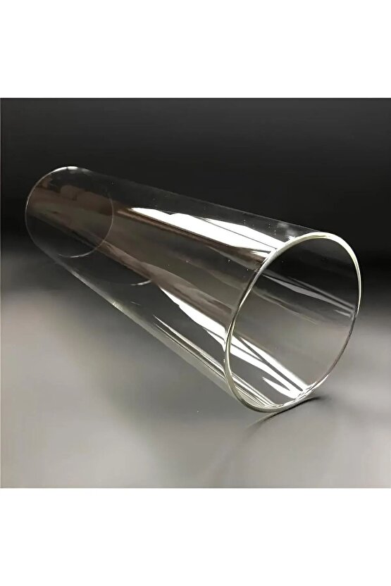 30x10x2,2 cm PELET SOBA CAMI KÜÇÜK BOY 30CM SOBA CAMI BORU TİPİ CAM PELET SOBASI CAM BORU