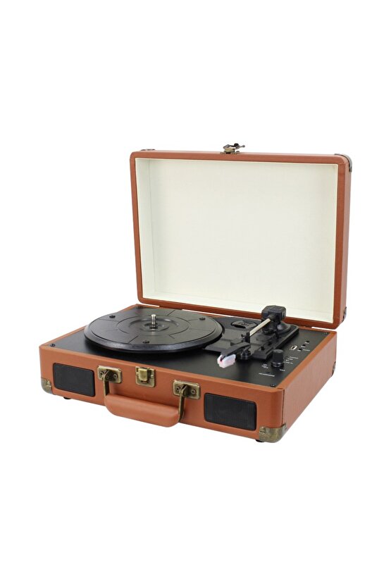 Nostaljik Pikap Plakçalar 33-45-78 Lik Plak Uyumlu Plak Çalar Bluetooth lu Aux Usb girişli Mp3 Çalar