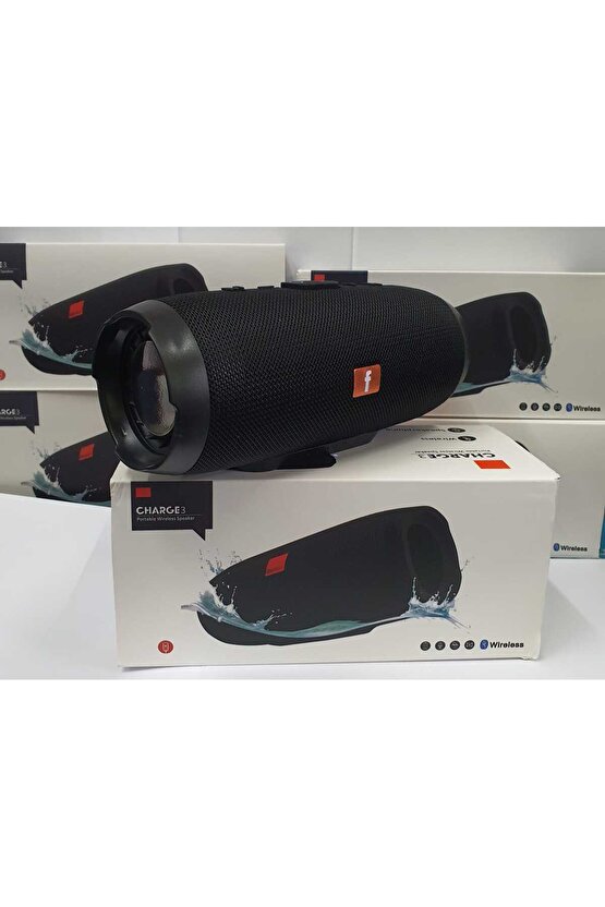 CHARGE3 BLUETOOTH SPEAKER KABLOSUZ ŞARJLI TAŞINABİLİR HOPARLÖR SD KART USB AUX GİRİŞLİ