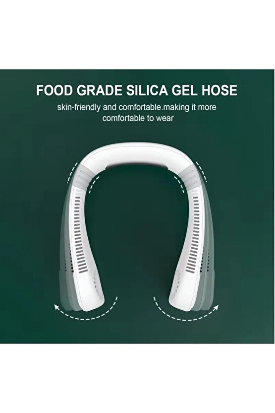 BOYUNLUK FAN ŞARJLI VANTİLATÖR TAŞINABİLİR BOYUN FANI ŞARJ EDİLEBİLİR HAVA SOĞUTUCU