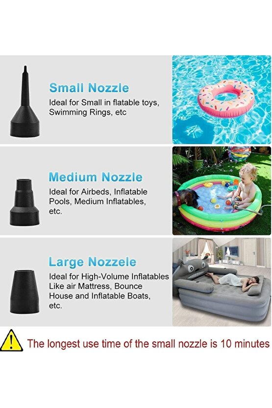 220v Elektrikli Sorelis Hava Pompası Şişme Yatak Bot Simit Şişme Koltuk Deniz Yatağı Pompa Air Pump