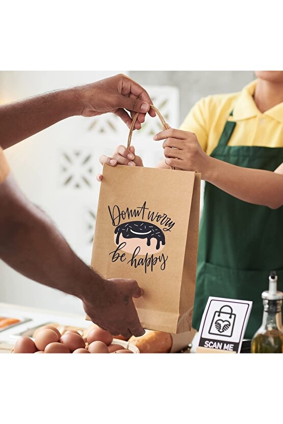 Burgu Saplı Çanta 32 Cm X 12 Cm X 41 Cm ( 50 Adet ) ( Kağıt Poşet Çanta )