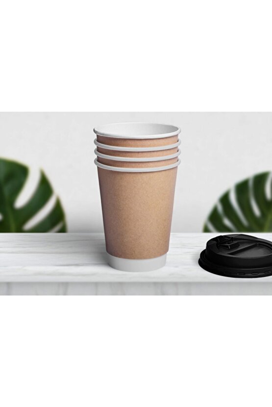 Double Wall Karton Bardak 12 Oz 25 Li 1 Pk