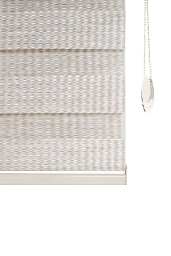 Açık Kahve Bambu Zebra Perde