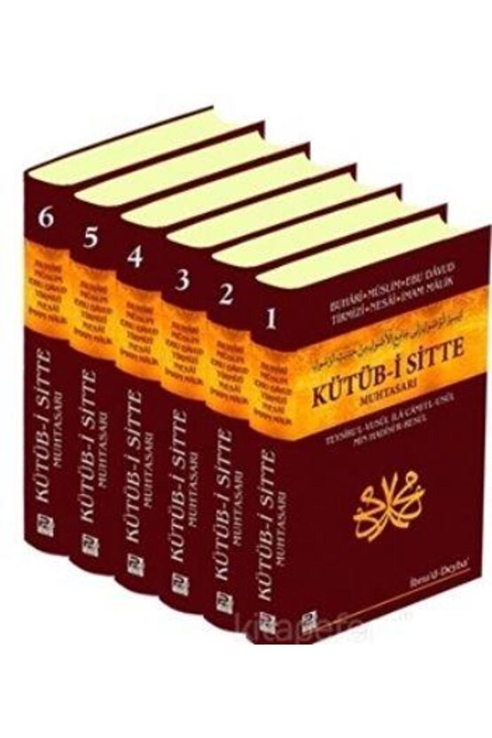 Kütübi Sitte Muhtasarı 6 Cilt Takım - Ibnud Deyba - Karınca Polen