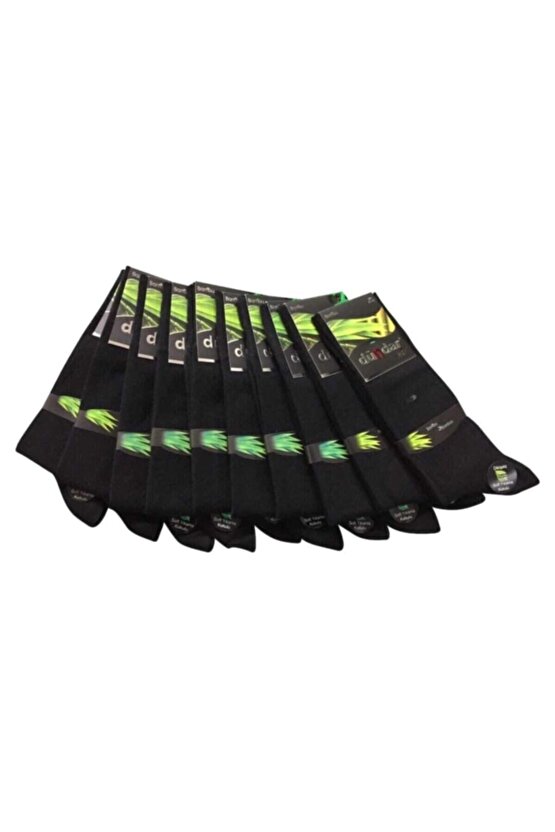 6 Adet Siyah Dört Mevsim Bambu Erkek Çorap Dikişsiz Solmaz