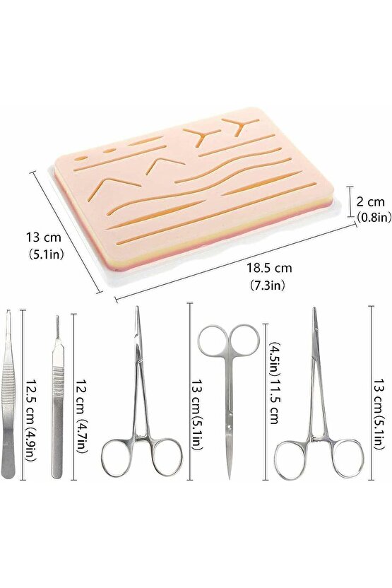 Cerrahi Dikiş Atma Seti - Kesik Sütür Eğitim Kiti