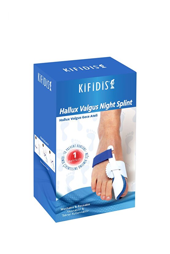 KF-808 Kifidis Standart Boy Halluks Valgus Gece Ateli (Çift) STD