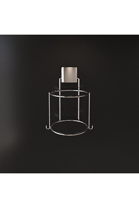 Decorev Süper Yapışkanlı Metal Yapıştırıcılı Krom Fön Mak.asma Aparatı Dc-4792