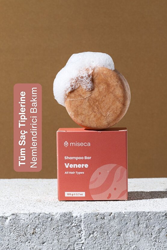 Venere Tüm Saç Tipleri Nemlendirici Katı Şampuan 105 G