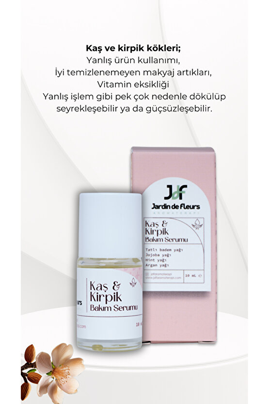 JdF Aromaterapi Kaş ve Kirpik Bakım Serumu 10 mL