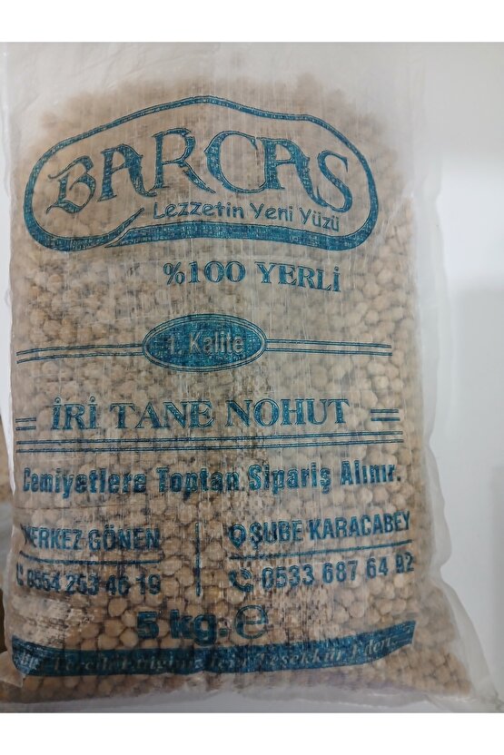 5 KG 9 MM İRİ TANE NOHUT