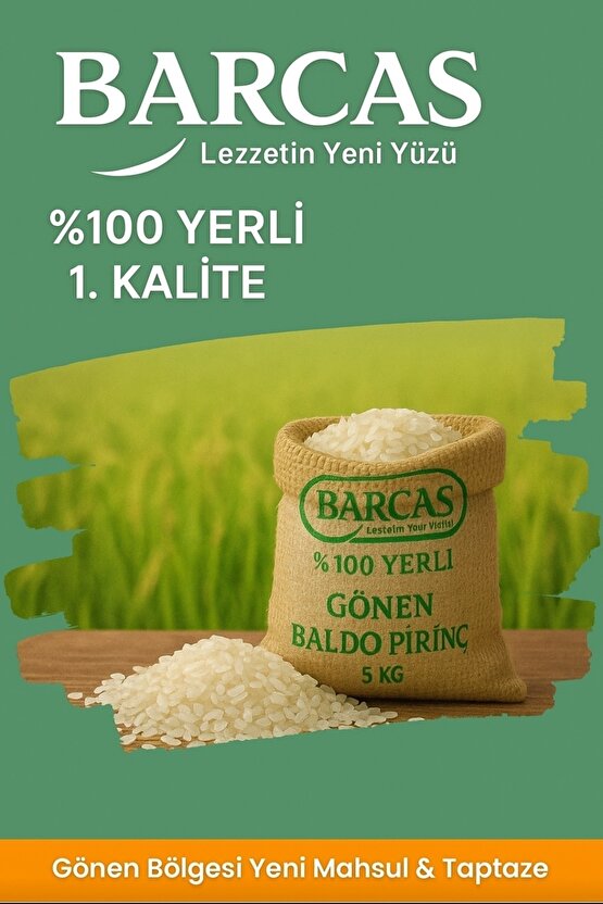5 kg YERLİ BALDO PİRİNÇ
