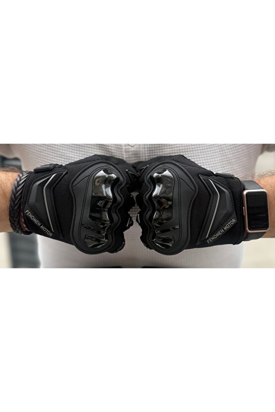 1’nci Kalite 10 Parmak Telefon Dokunmatik Özellikli Motorcu Eldiveni. Yazlık Motosiklet Eldiveni