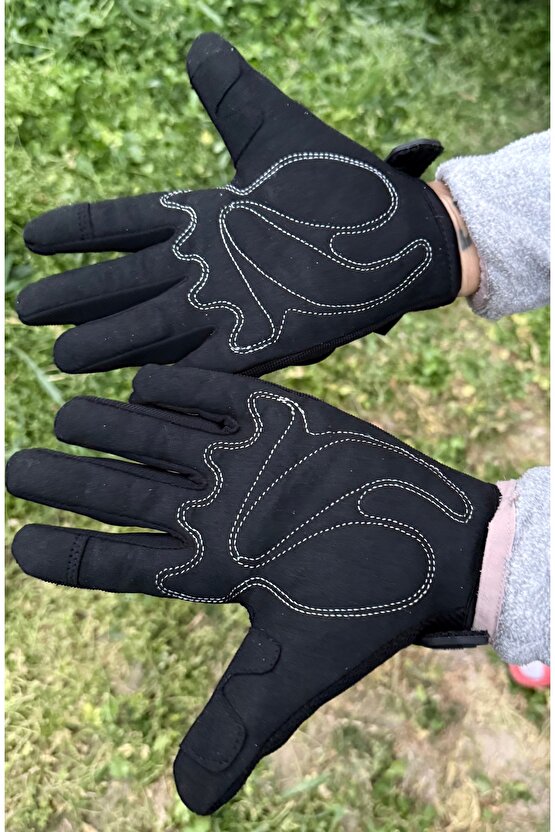 1’nci Kalite 10 Parmak Telefon Dokunmatik Özellikli Motorcu Eldiveni. Yazlık Motosiklet Eldiveni