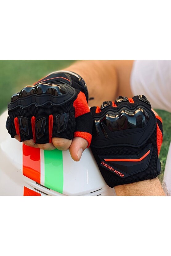 Birinci Kalite Yazlık Kısa Motosiklet Eldiveni