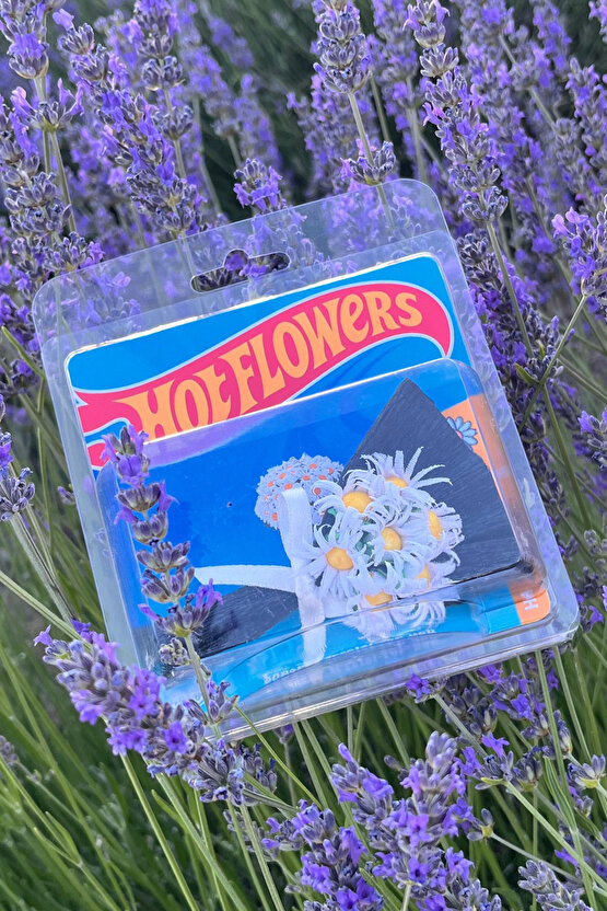 Hot Flowers Mini Papatya Buketi Love Flowers Özel Tasarım Koleksiyonluk Aksesuar