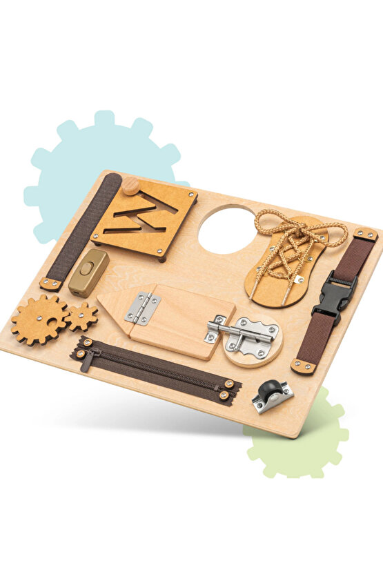 Aktivite Tahtası, İnce Motor Becerilerini Geliştirmek İçin 10 Aktiviteli Duyusal Oyuncak