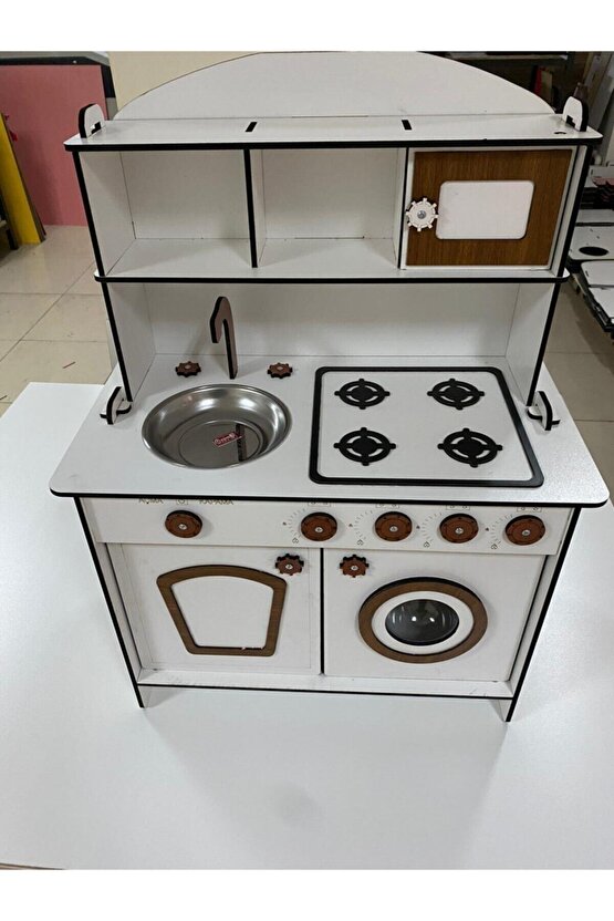 Oyuncak Mutfak, 6mm Çocuk Oyun Mutfağı, 3 Yaş Ve Üzeri Erkek Kız Çocuklar Için Gerçekçi Mutfak Seti