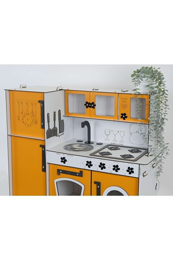 Ahşap Oyuncak Mutfak Buzdolaplı