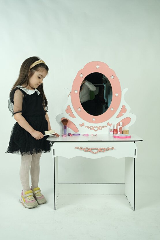 Ahşap Çocuk Makyaj Masası, Oyuncak Makyaj Masası