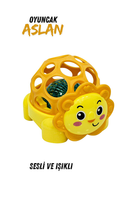 Pilli Işıklı Çıngıraklı Oyuncak Hayvanlar (0+ Yaş)
