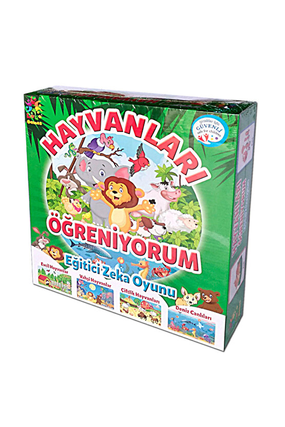 Tombala Oyunu Hayvanları Öğreniyorum Lctom002