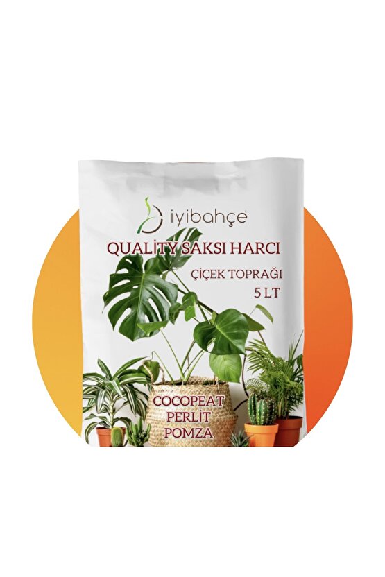 QUALİTY SAKSI HARCI 5 LT Çiçek Toprağı