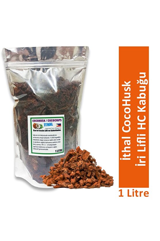 Cocohusk - Orkidelere Özel Lifli Hindistan Cevizi Kabuğu (1 Litre)