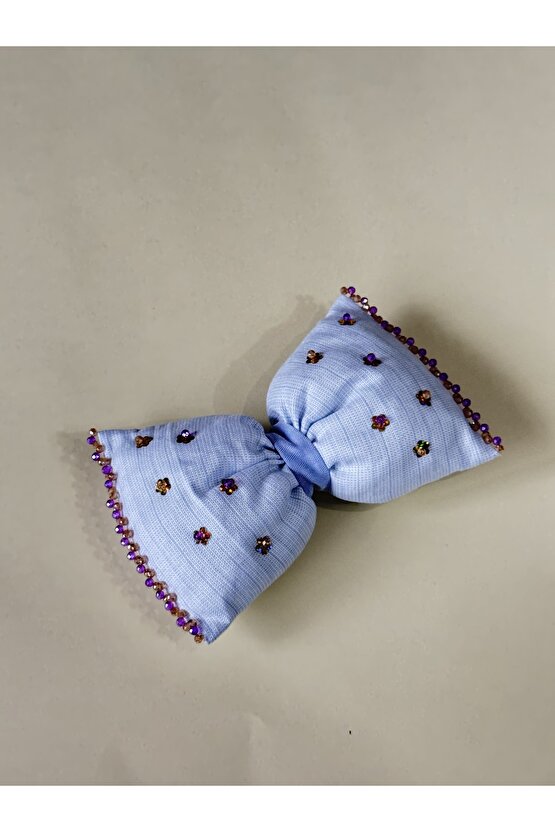 Boncuk İşlemeli Fiyonk Otomatik Toka 3