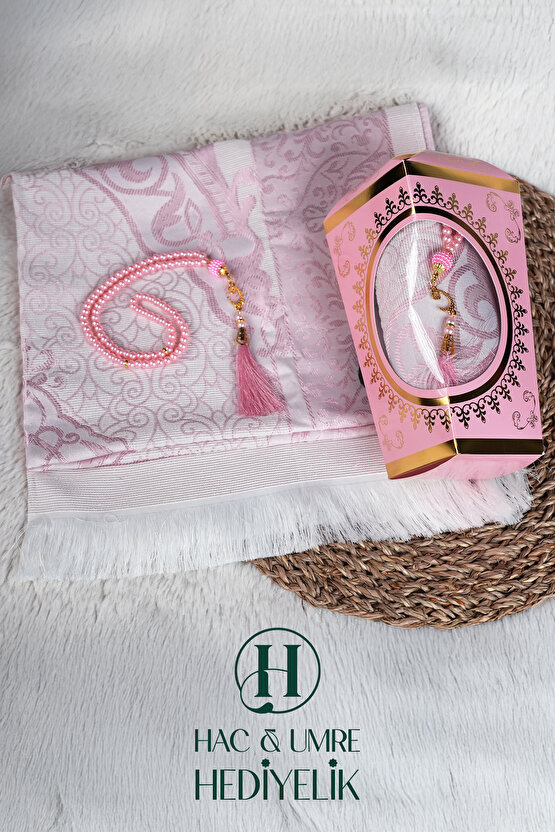 Seccade Tesbih Seti | Seccade Seti | Hediyelik Seccade | Hac Umre Hediyesi | Umre Dönüşü Hediye