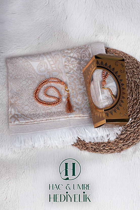 Seccade Tesbih Seti | Seccade Seti | Hediyelik Seccade | Hac Umre Hediyesi | Umre Dönüşü Hediye
