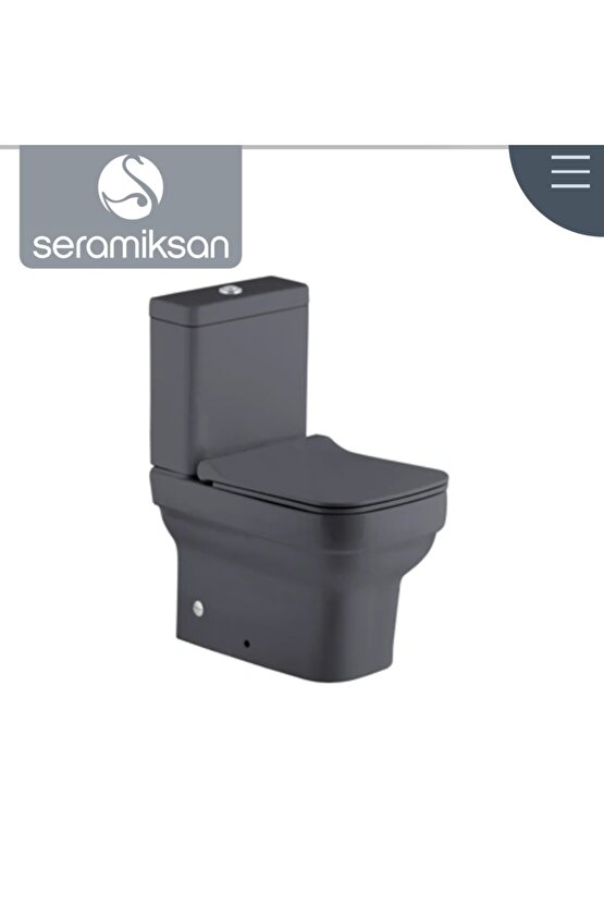 Bold Rim-out Mat Antrasit Dtd Klozet