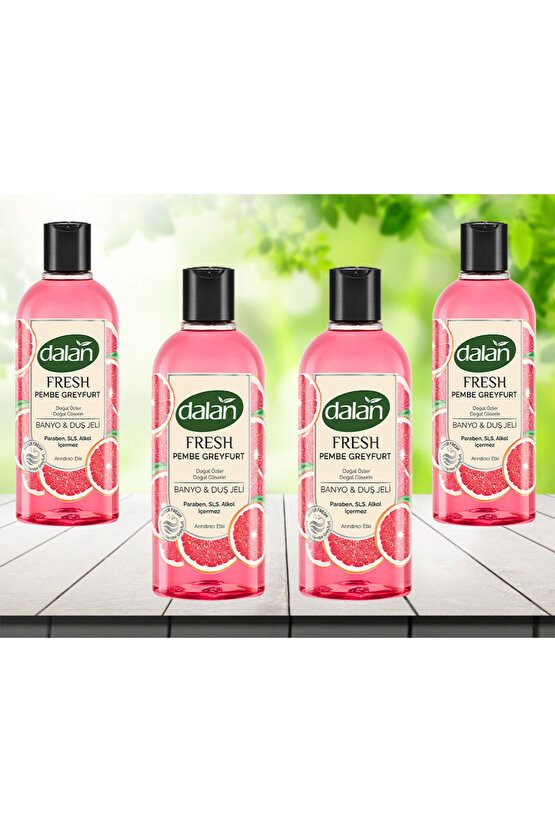 Fresh Pembe Greyfurt Duş Jeli 500 ml 4 adet