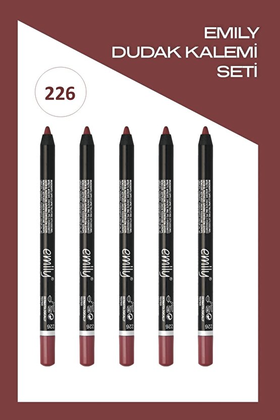 Long Lasting Lip Pencil - 226 - Dudak Kalemi x5