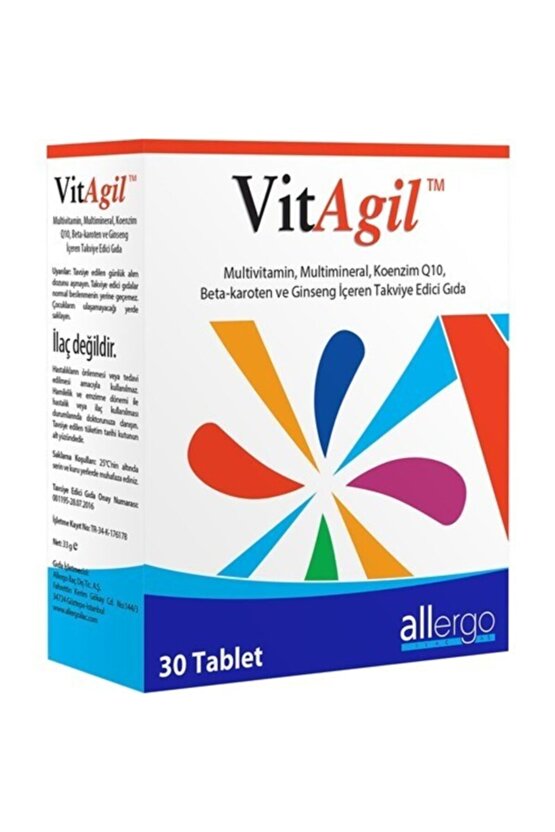 Vitagil Multivitamin-mineral 30 Tablet