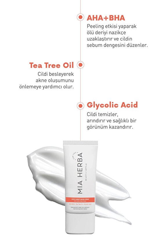 Akne Karşıtı Bakım Kremi 50ml