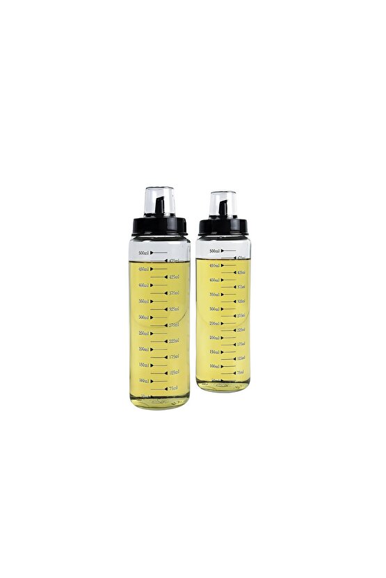 500 ml Damlatmaz Cam Yağdanlık Ve Sirkelik - Mutfakta Pratik Ve Şık Çözüm