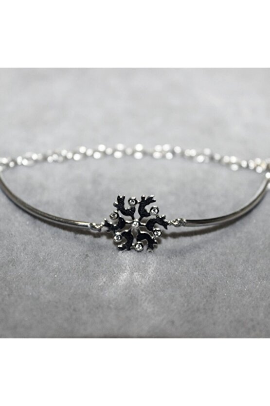 Ince Kar Tanesi Şarnelli Bileklik