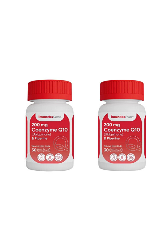 Coenzyme Q10 200 mg 30 Kapsül X2