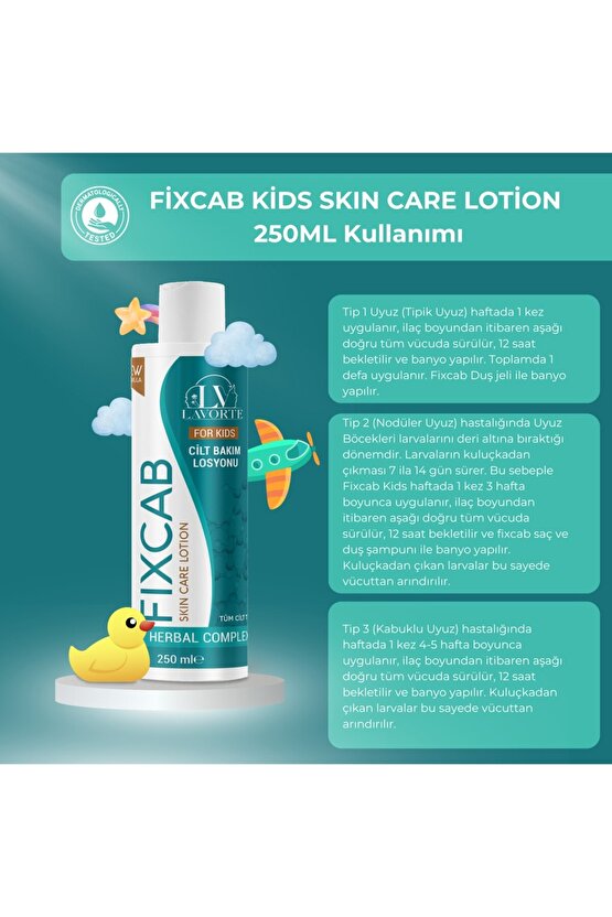 Fıxcab Çocuklar Için ( Ve ) Vücut Losyonu