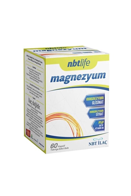 Nbtlıfe Magnezyum 60 Kapsül 2 Adet