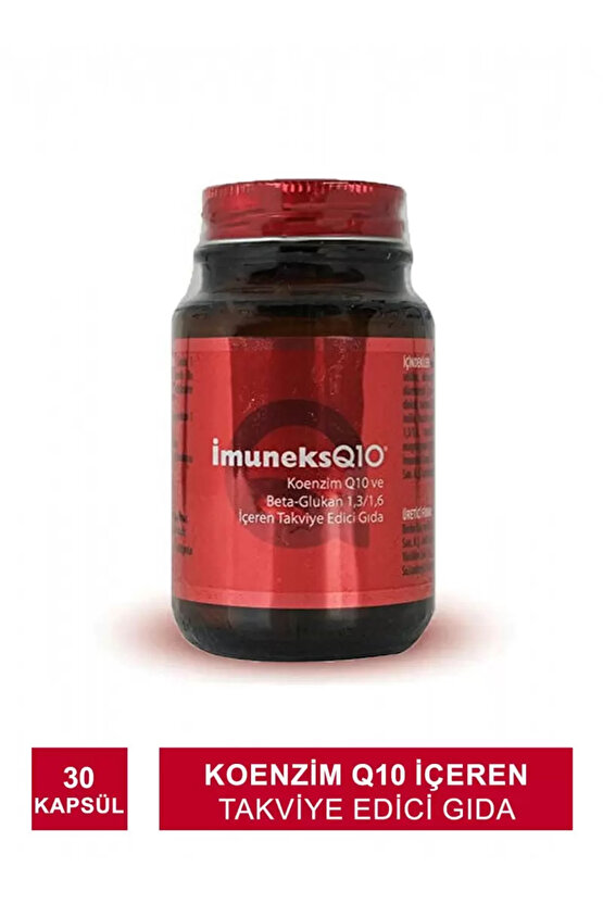 İmuneks Q10 30 Kapsül