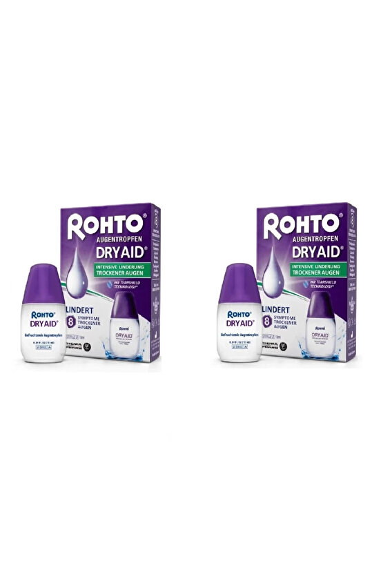 Rohto Dry Eye Drops Kayganlaştırıcı Göz Damlas 2adet 2 Kutu
