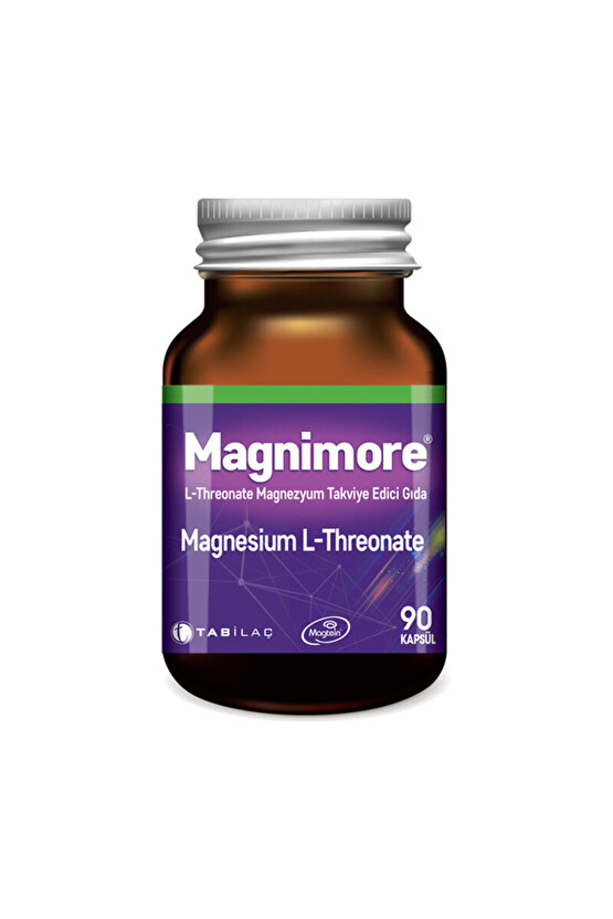 Magnimore L-Threonate Magnezyum Takviye Edici Gıda 90 Kapsül