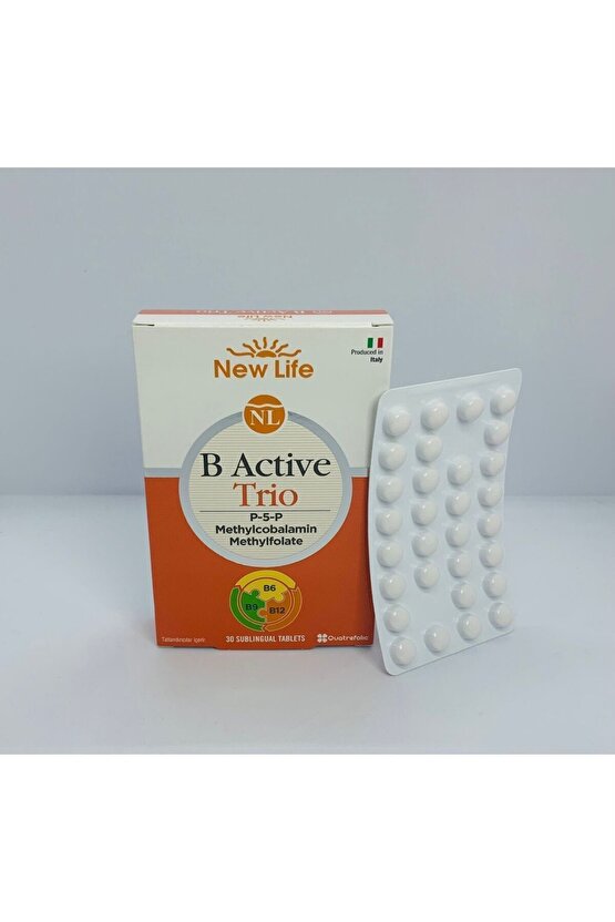 B Active Trio Dil Altı 30 Tablet 4 Adet